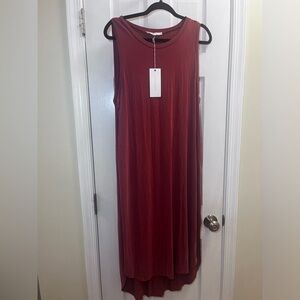 NWT Mauve LUSH Lightweight Knit Midi Dress - Large